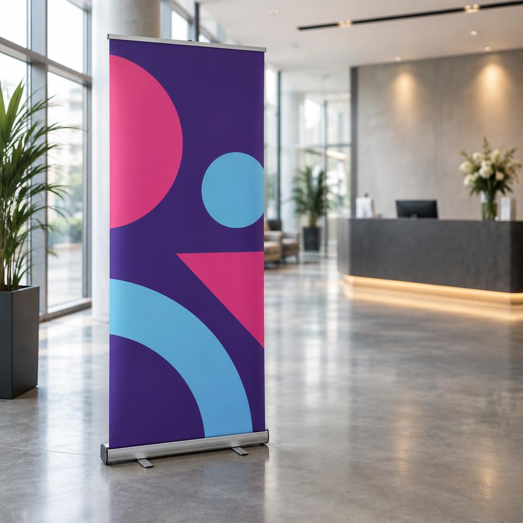 Banners & large format - Roll-up banners, outdoor banners, backdrops — perfect for ev